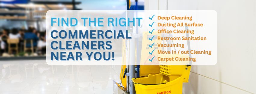 Find a commercial cleaning service near you